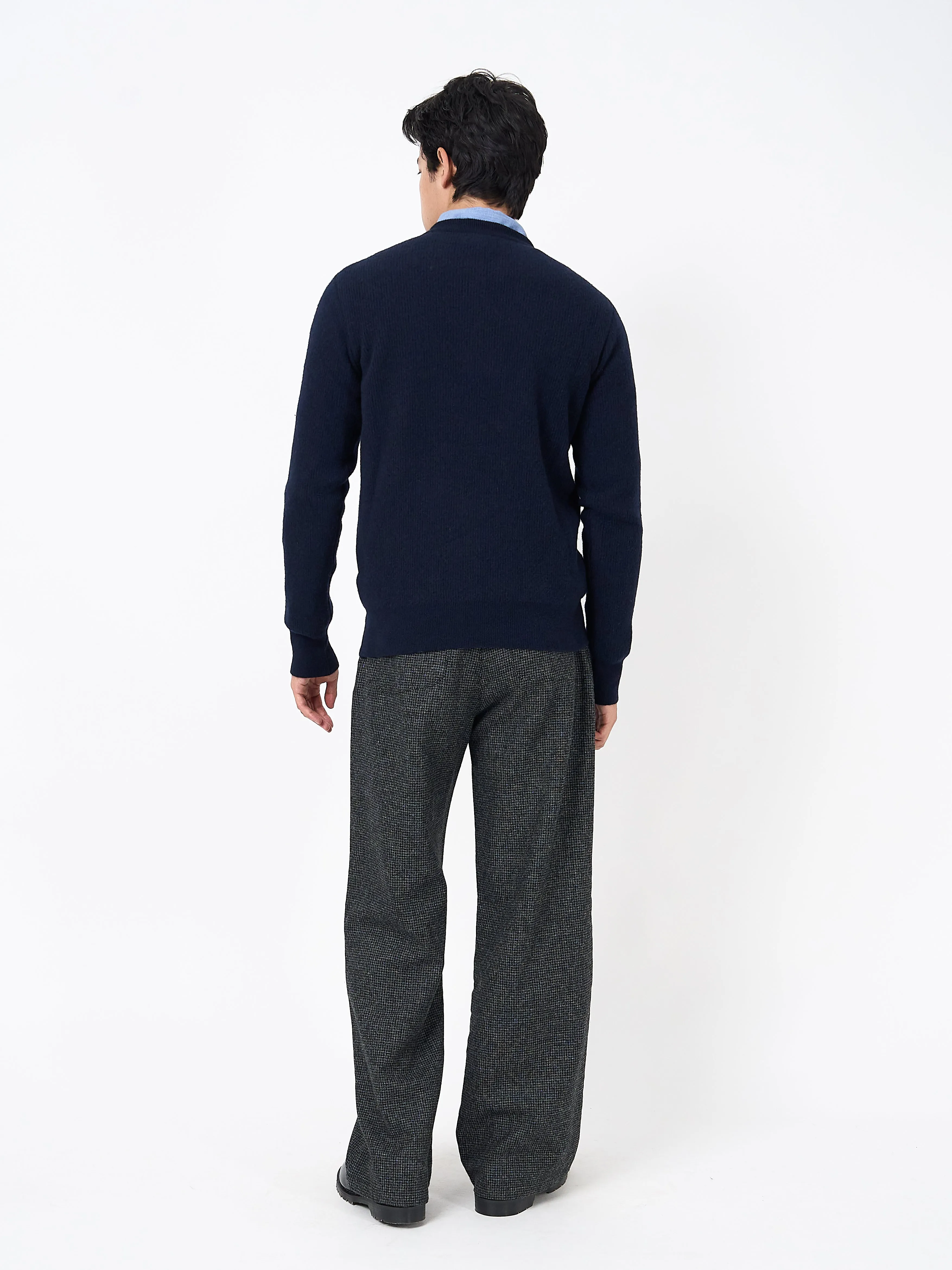 Blenheim Jumper Hartwell Navy sold by Oliver Spencer product image thumbnail 4