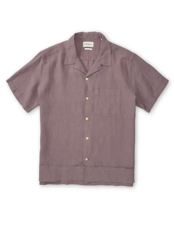 Havana Short Sleeve Shirt Coney Mauve sold by Oliver Spencer
