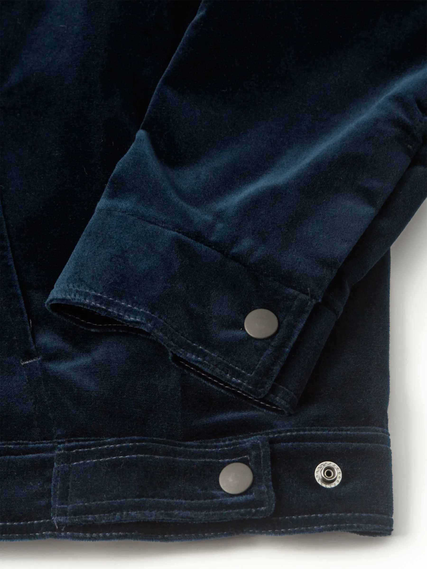 Norton Jacket Velvet Sapphire Blue sold by Oliver Spencer product image thumbnail 4