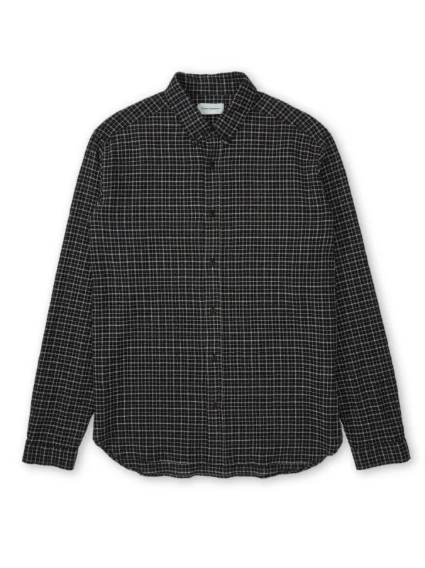 Brook Shirt Priory Black sold by Oliver Spencer