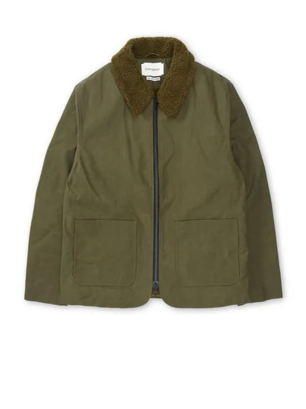 Lambeth Jacket Barwell Canvas Green sold by Oliver Spencer