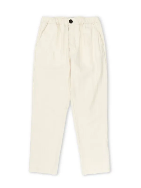 Drawstring Trousers Cairnes Ecru sold by Oliver Spencer