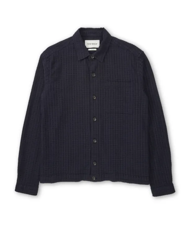 Milford Jacket Sampson Navy sold by Oliver Spencer
