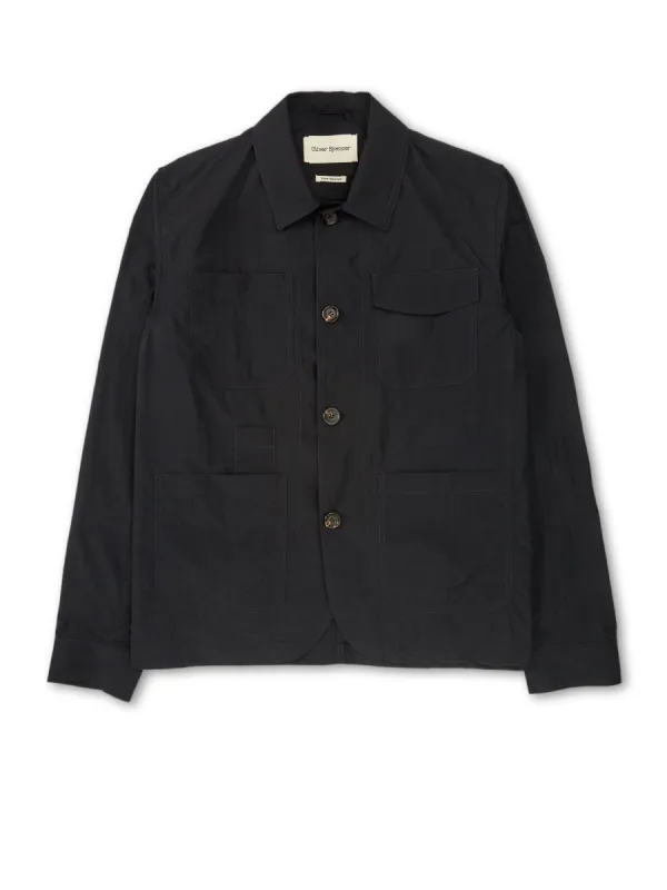 Hythe Jacket Penpol Black sold by Oliver Spencer