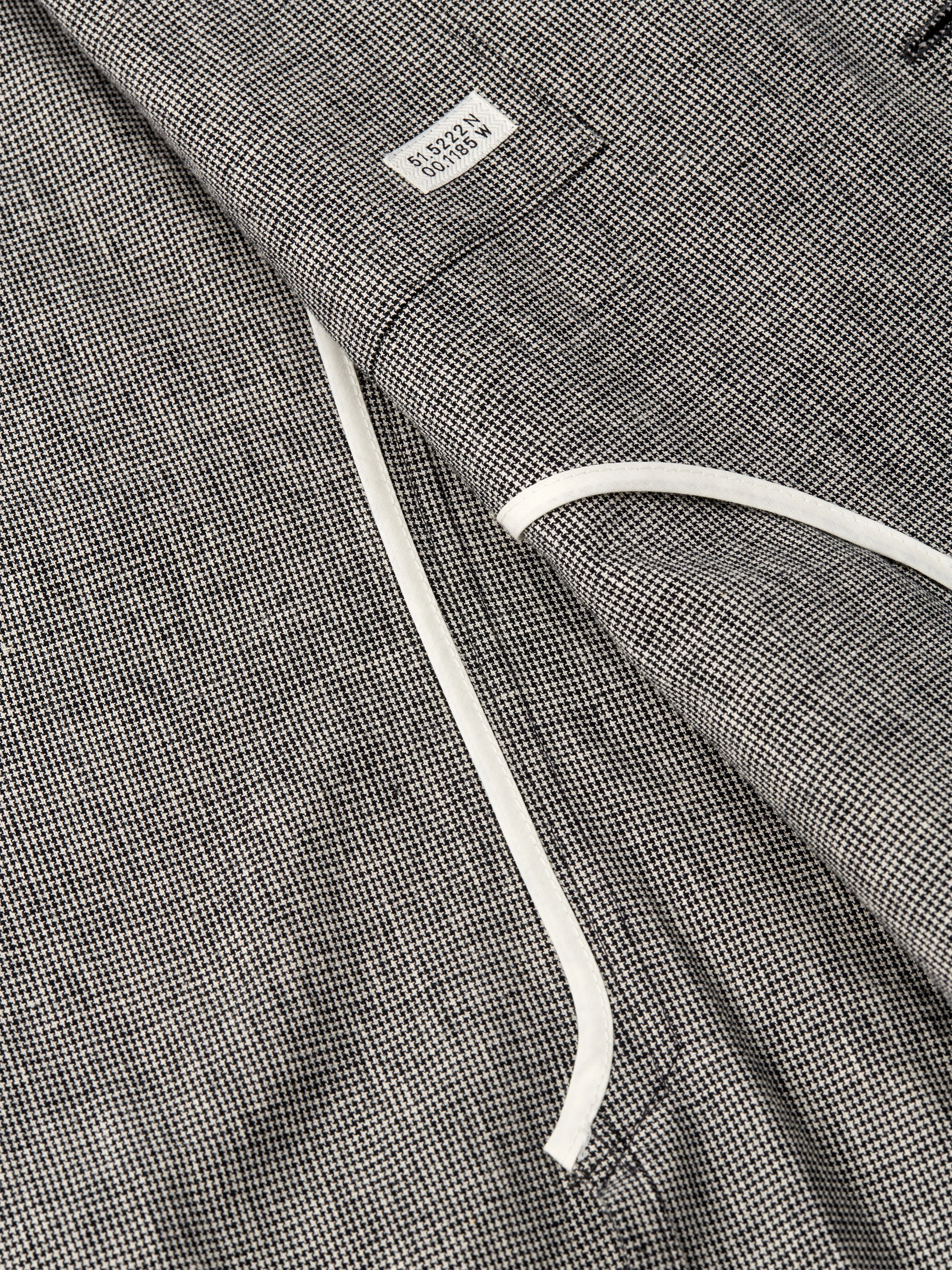 Mansfield Jacket Rackfield Black/White sold by Oliver Spencer product image thumbnail 5