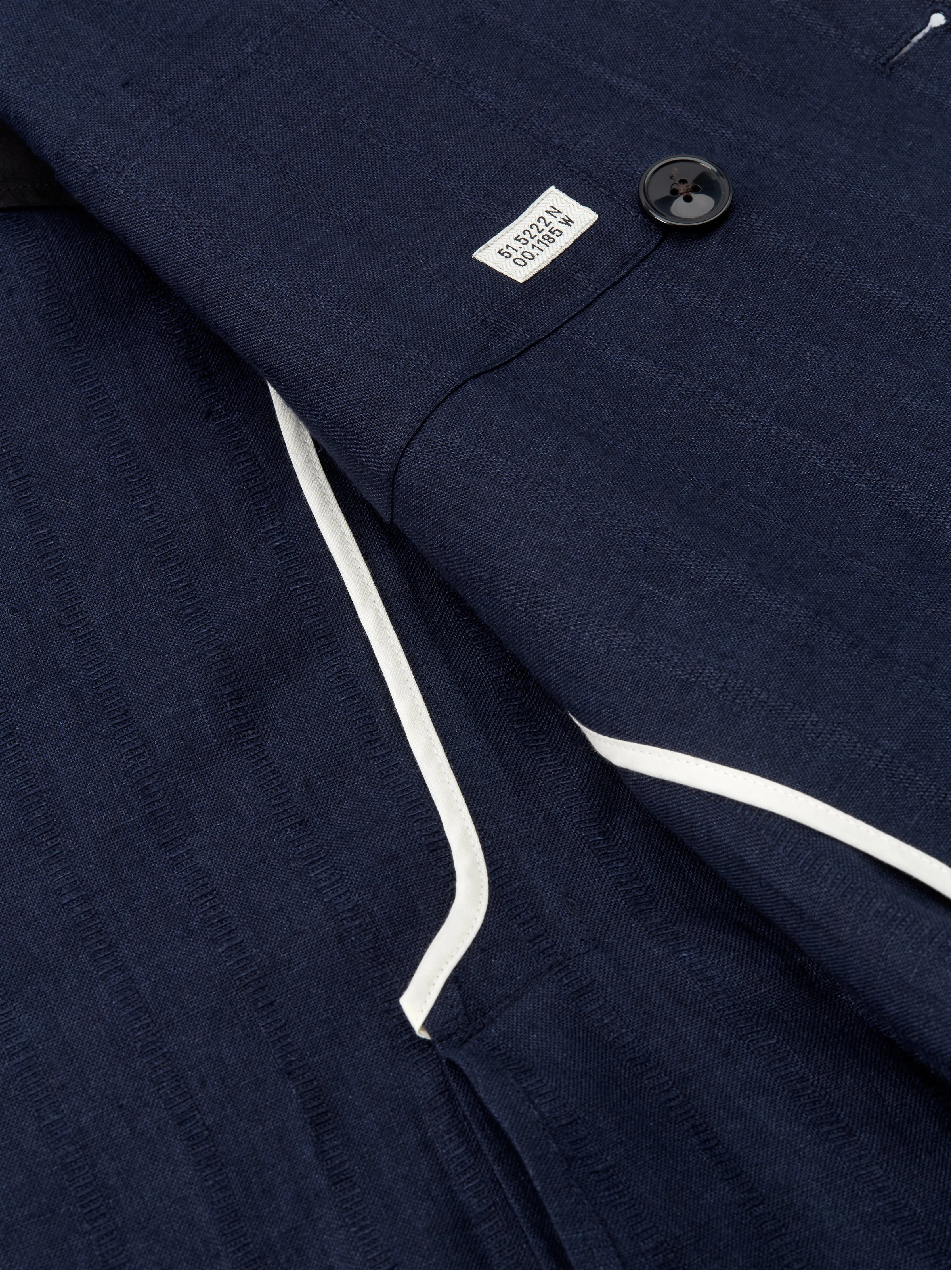 Double-Breasted Jacket Dillard Navy sold by Oliver Spencer product image thumbnail 5