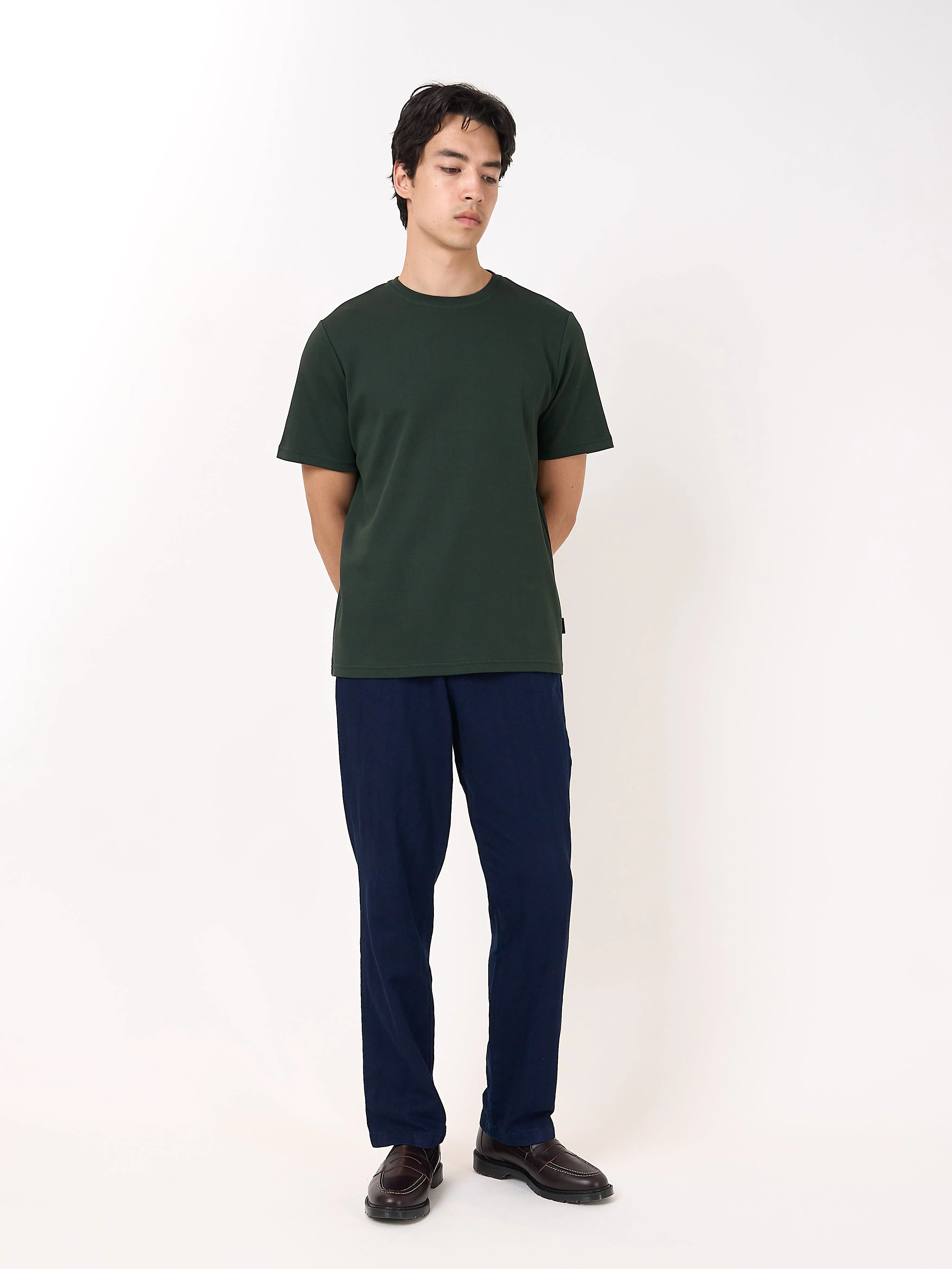 Heavy T-Shirt Tavistock Dark Green sold by Oliver Spencer product image thumbnail 2