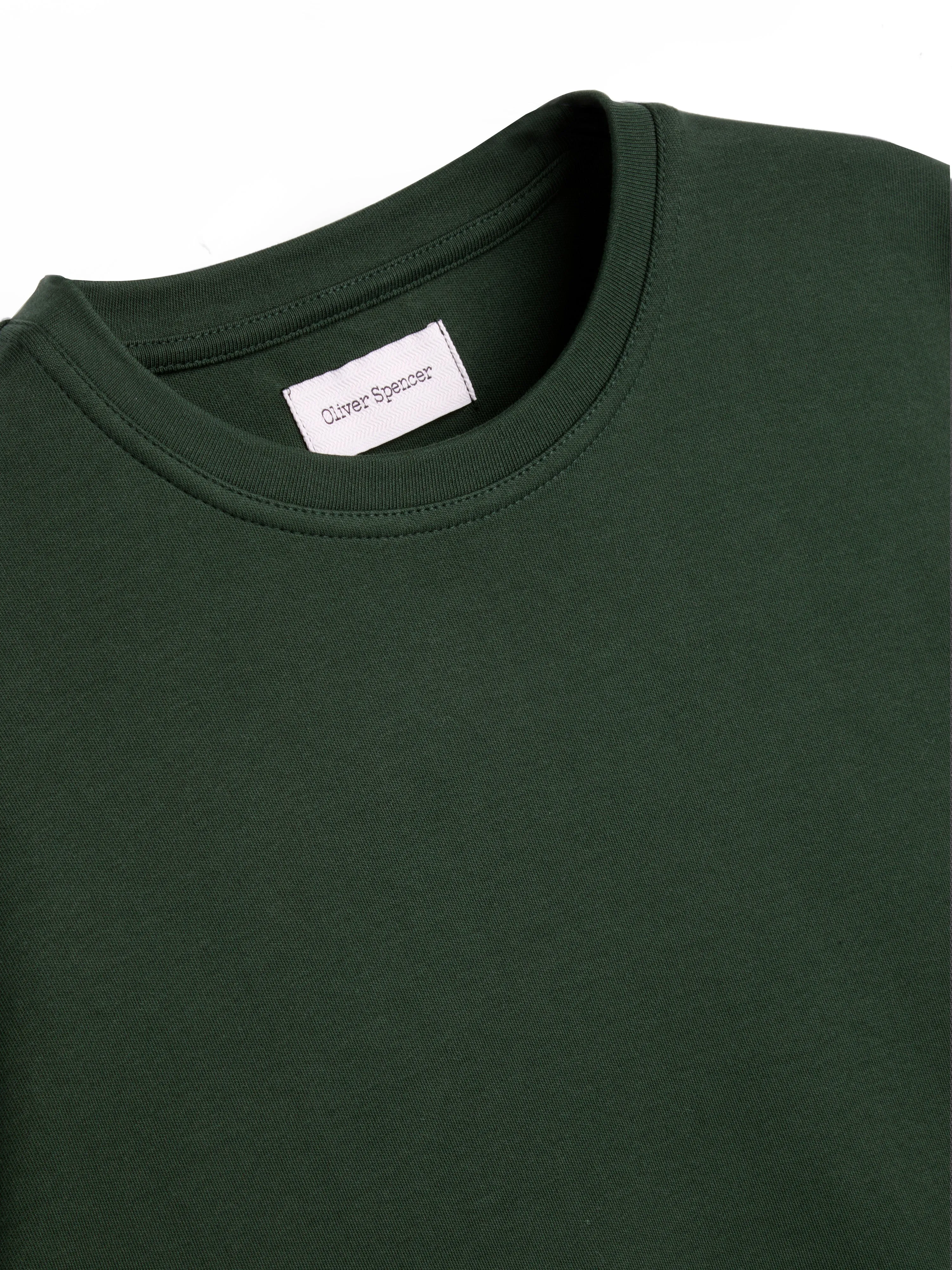 Heavy T-Shirt Tavistock Dark Green sold by Oliver Spencer product image thumbnail 5