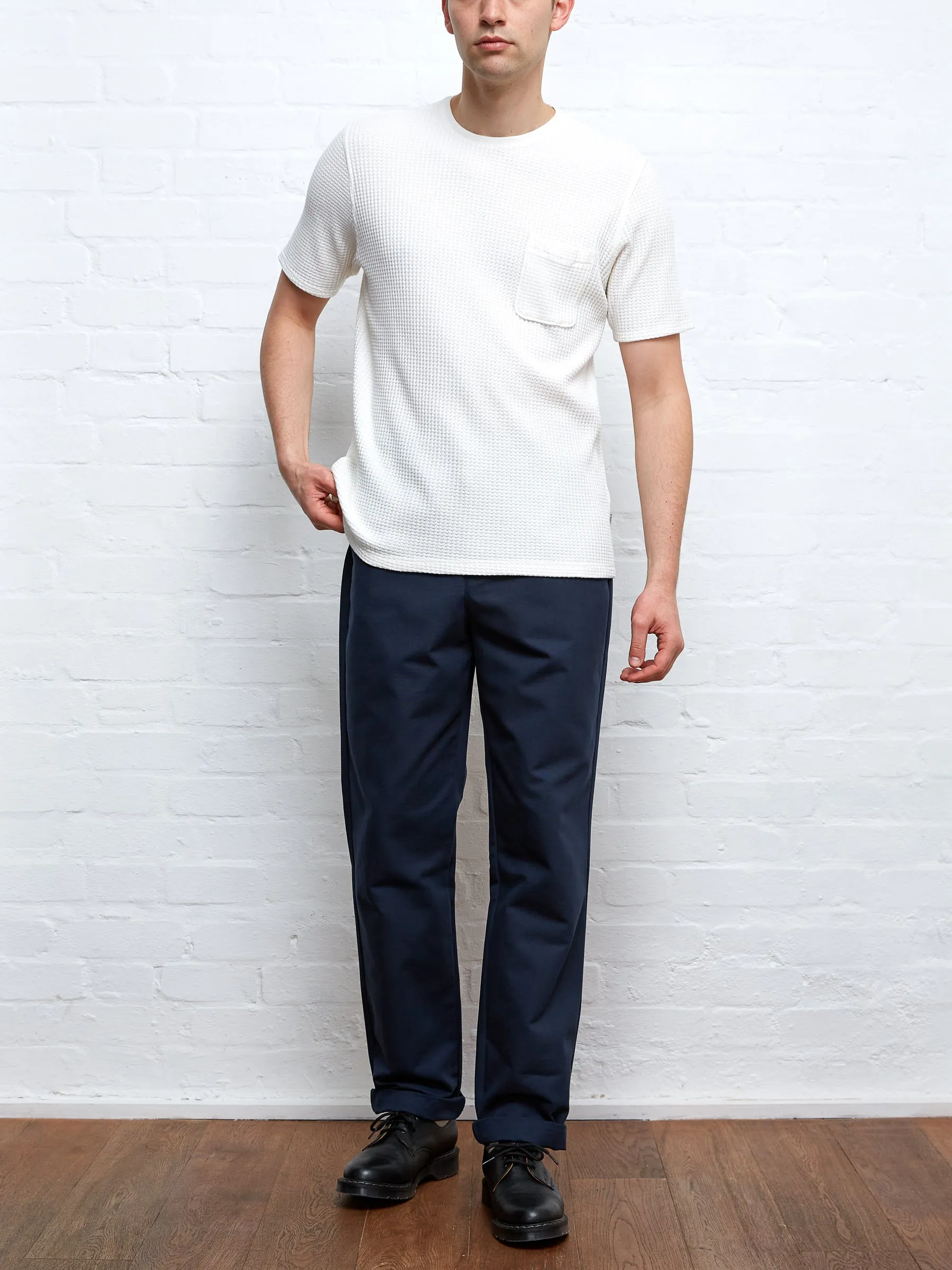 Drawstring Trousers Ellbridge Navy sold by Oliver Spencer product image thumbnail 2