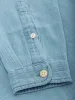 Grandad Shirt Kildale Indigo Light sold by Oliver Spencer