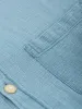 Grandad Shirt Kildale Indigo Light sold by Oliver Spencer