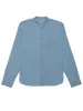 Grandad Shirt Kildale Indigo Light sold by Oliver Spencer