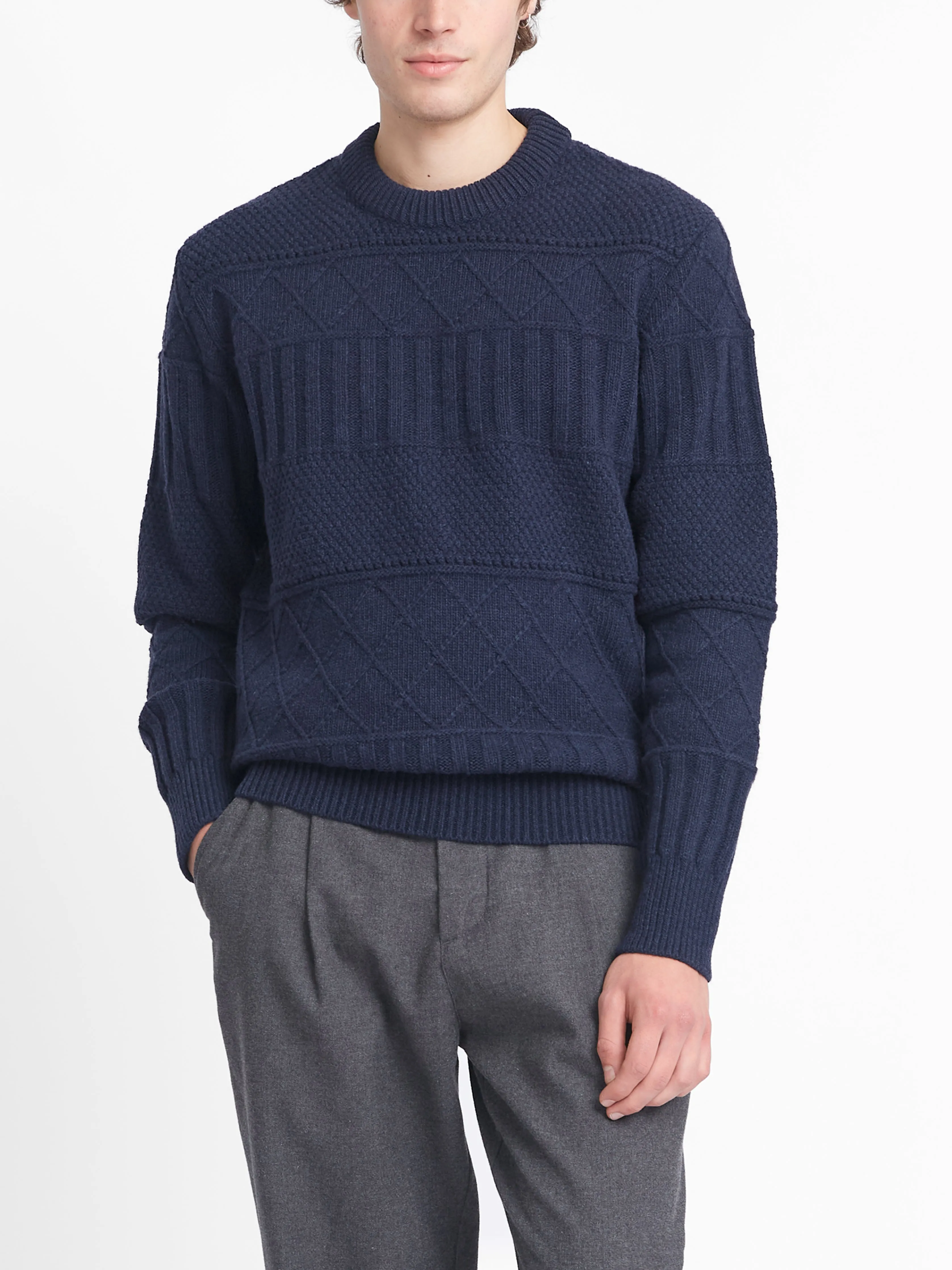 Blenheim Jumper Bonham Navy sold by Oliver Spencer product image thumbnail 5