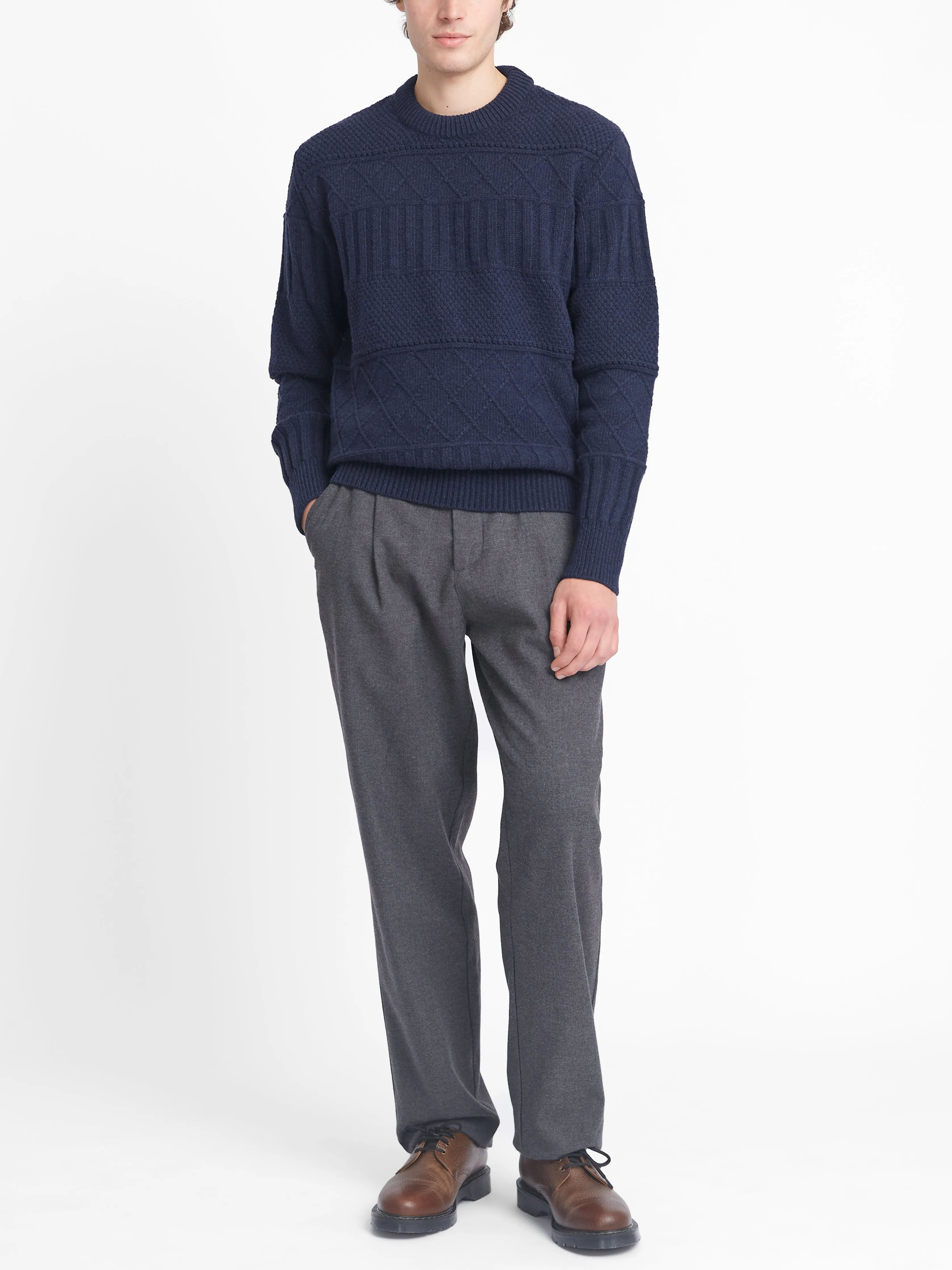 Blenheim Jumper Bonham Navy sold by Oliver Spencer product image thumbnail 2
