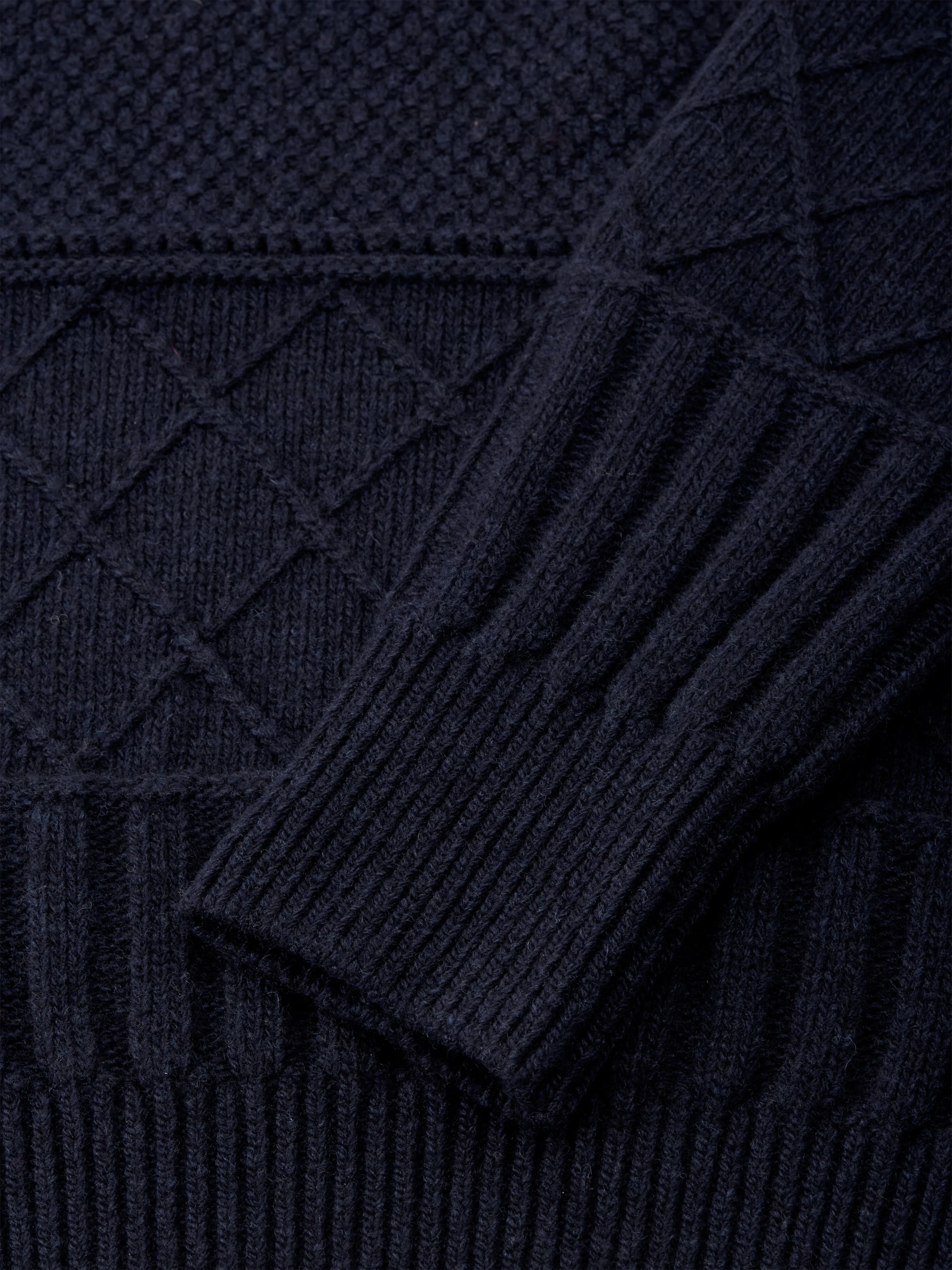 Blenheim Jumper Bonham Navy sold by Oliver Spencer product image thumbnail 4