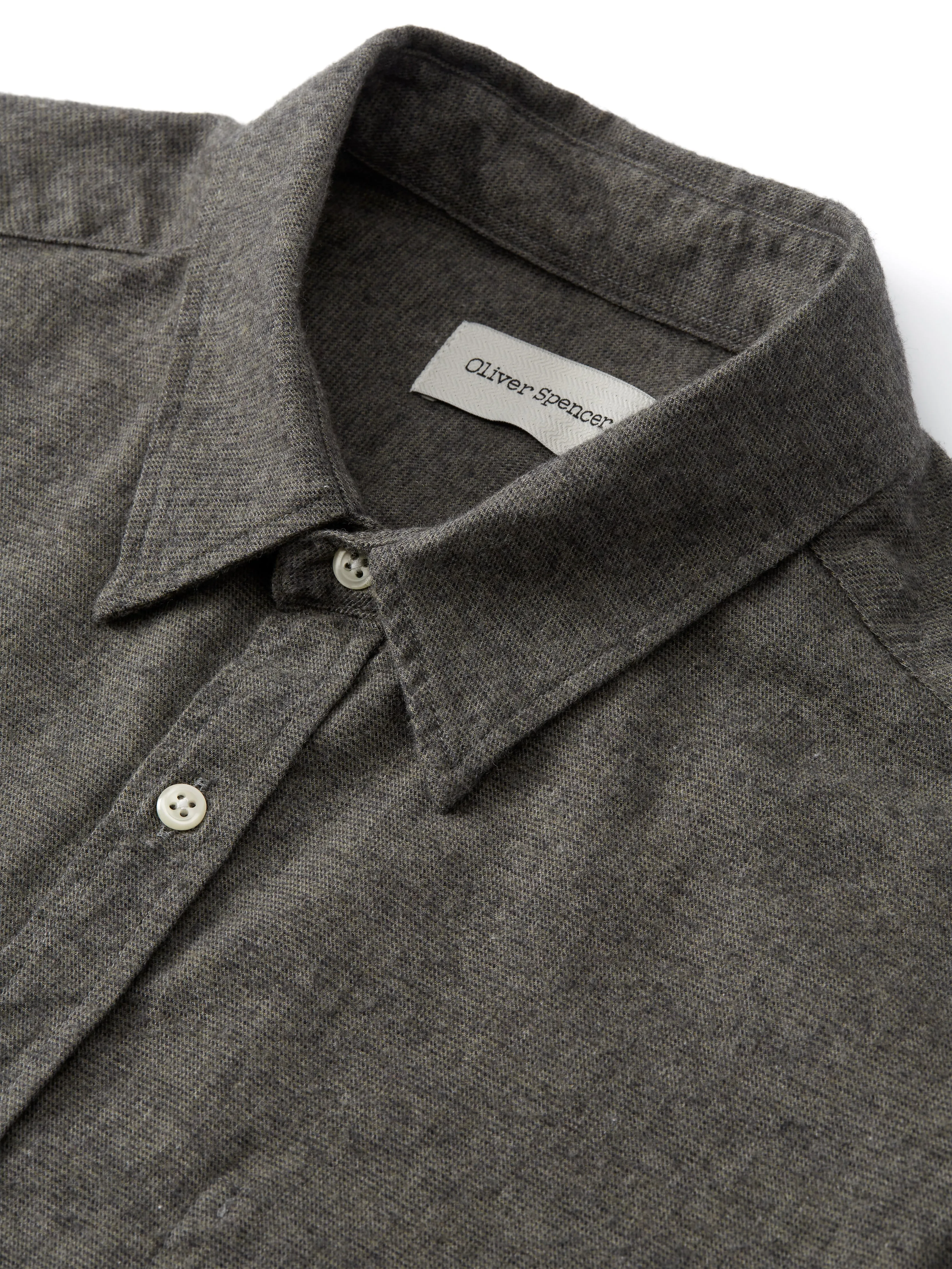 New York Special Shirt Abbingdon Dark Grey sold by Oliver Spencer product image thumbnail 3