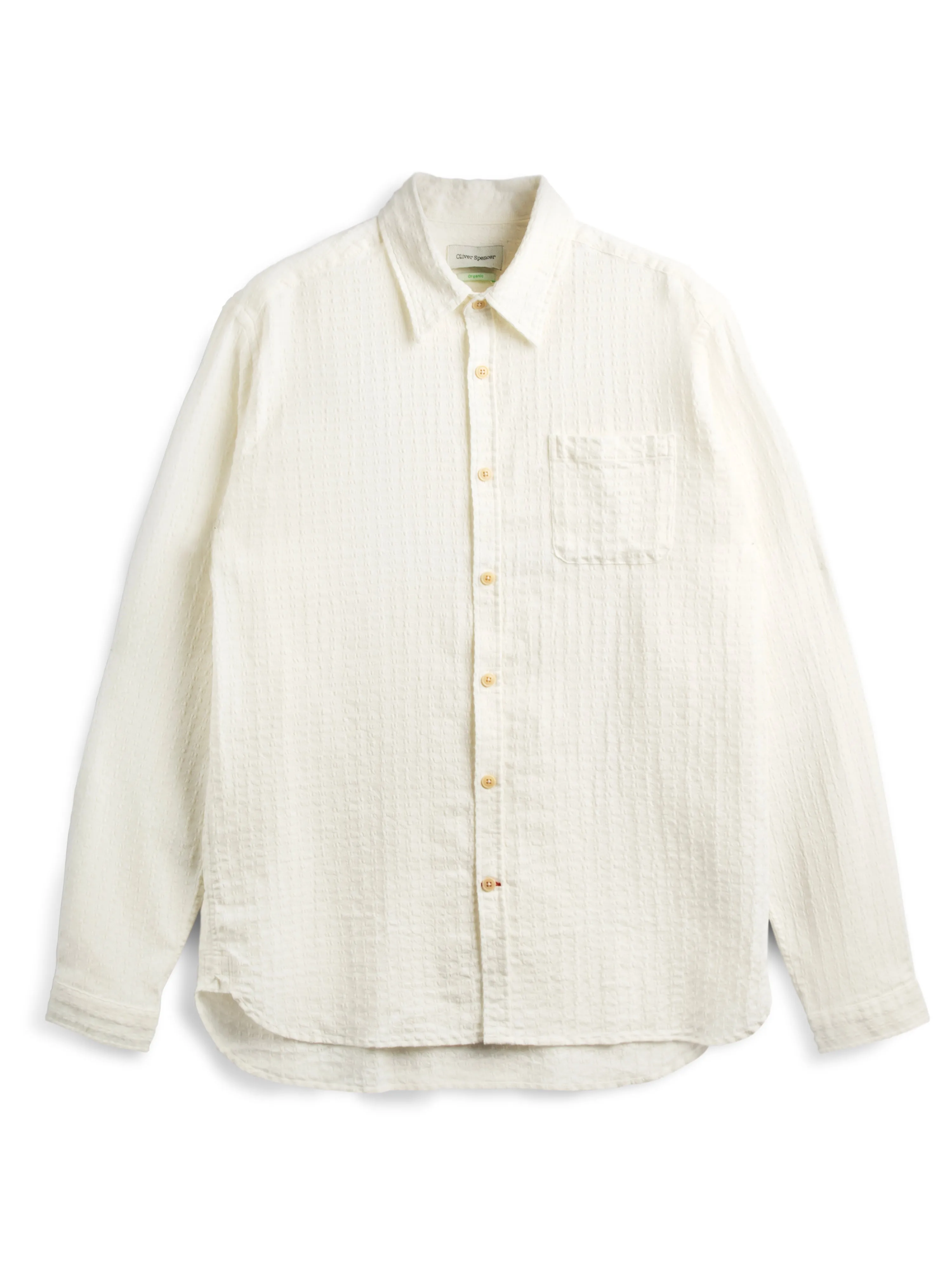 New York Special Shirt Sampson Cream sold by Oliver Spencer