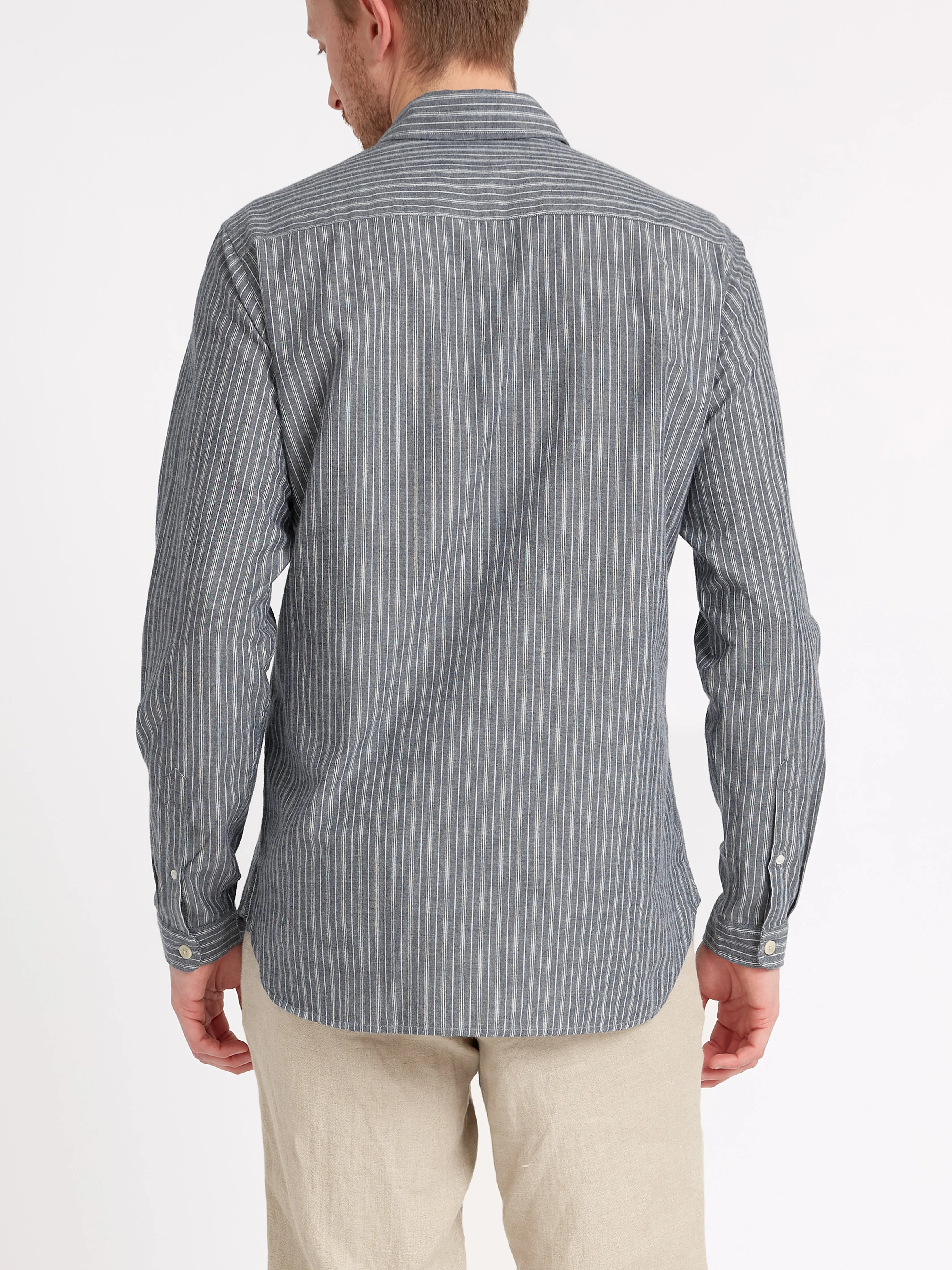 New York Special Shirt Lea Navy sold by Oliver Spencer product image thumbnail 5