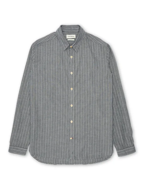 New York Special Shirt Lea Navy sold by Oliver Spencer