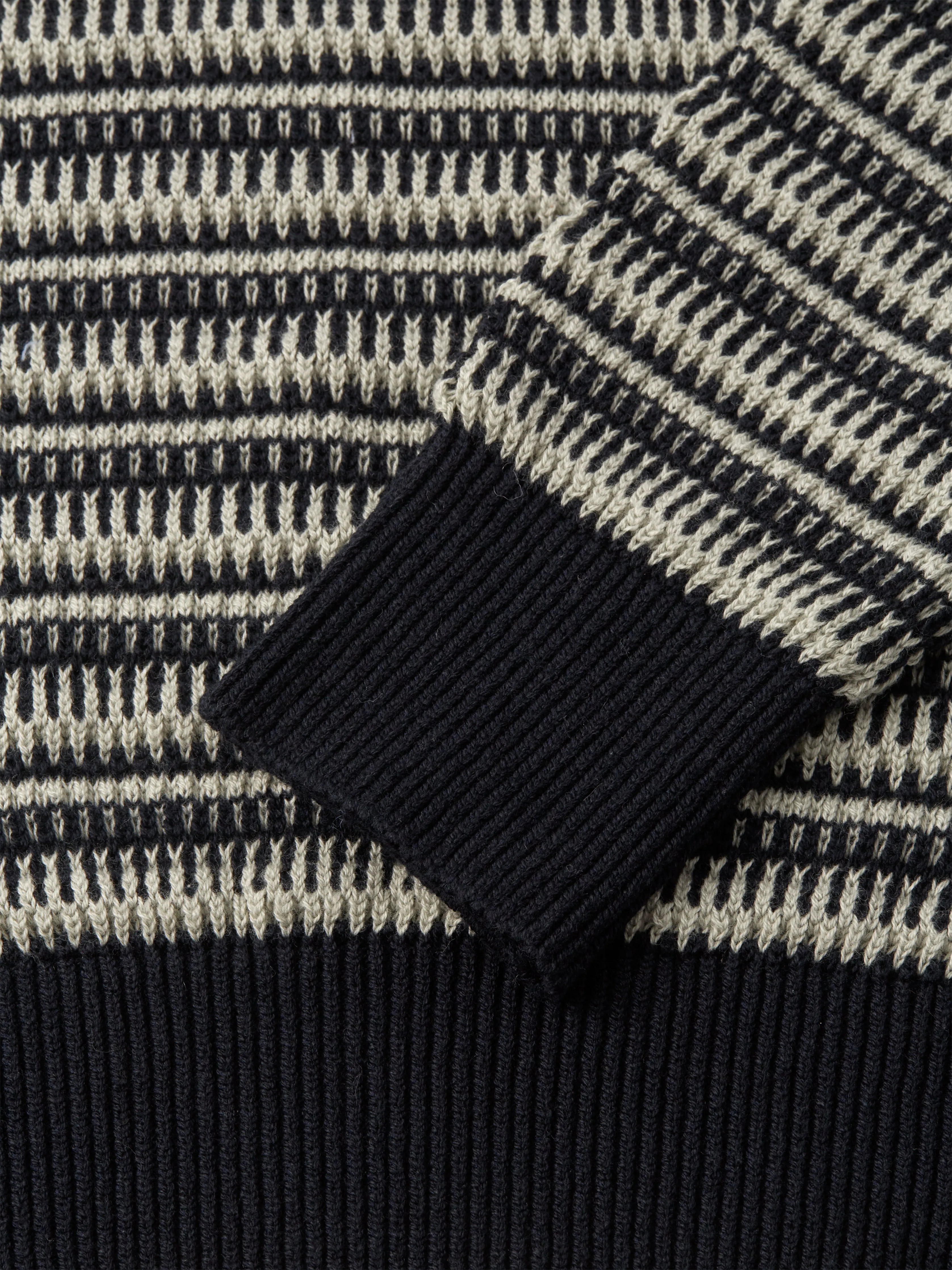 Blenheim Jumper Riverton Navy sold by Oliver Spencer product image thumbnail 4