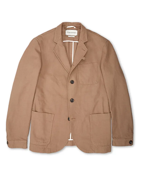 Solms Jacket Ellbridge Taupe sold by Oliver Spencer