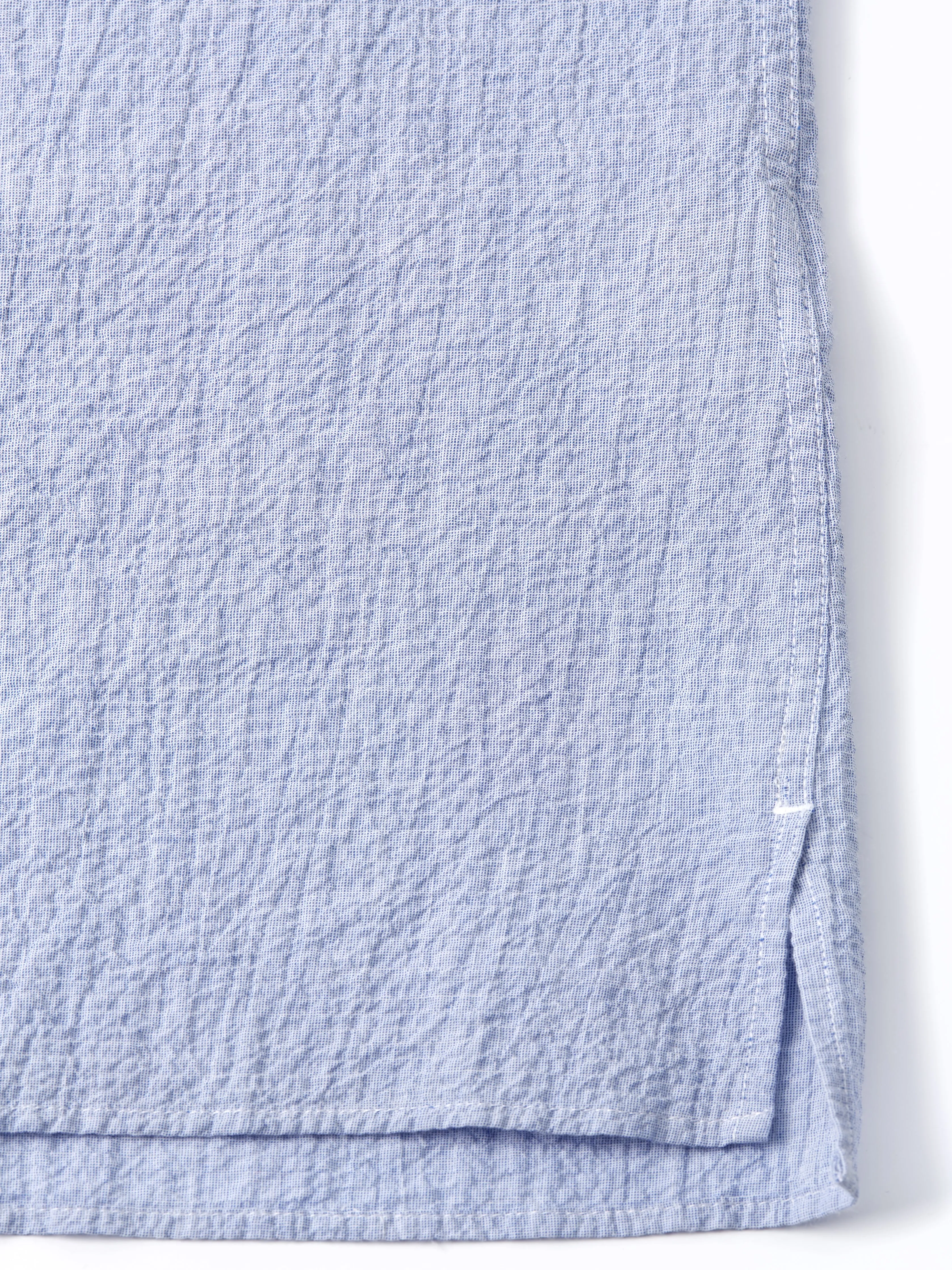 Riviera Short Sleeve Shirt Hughes Blue sold by Oliver Spencer product image thumbnail 4