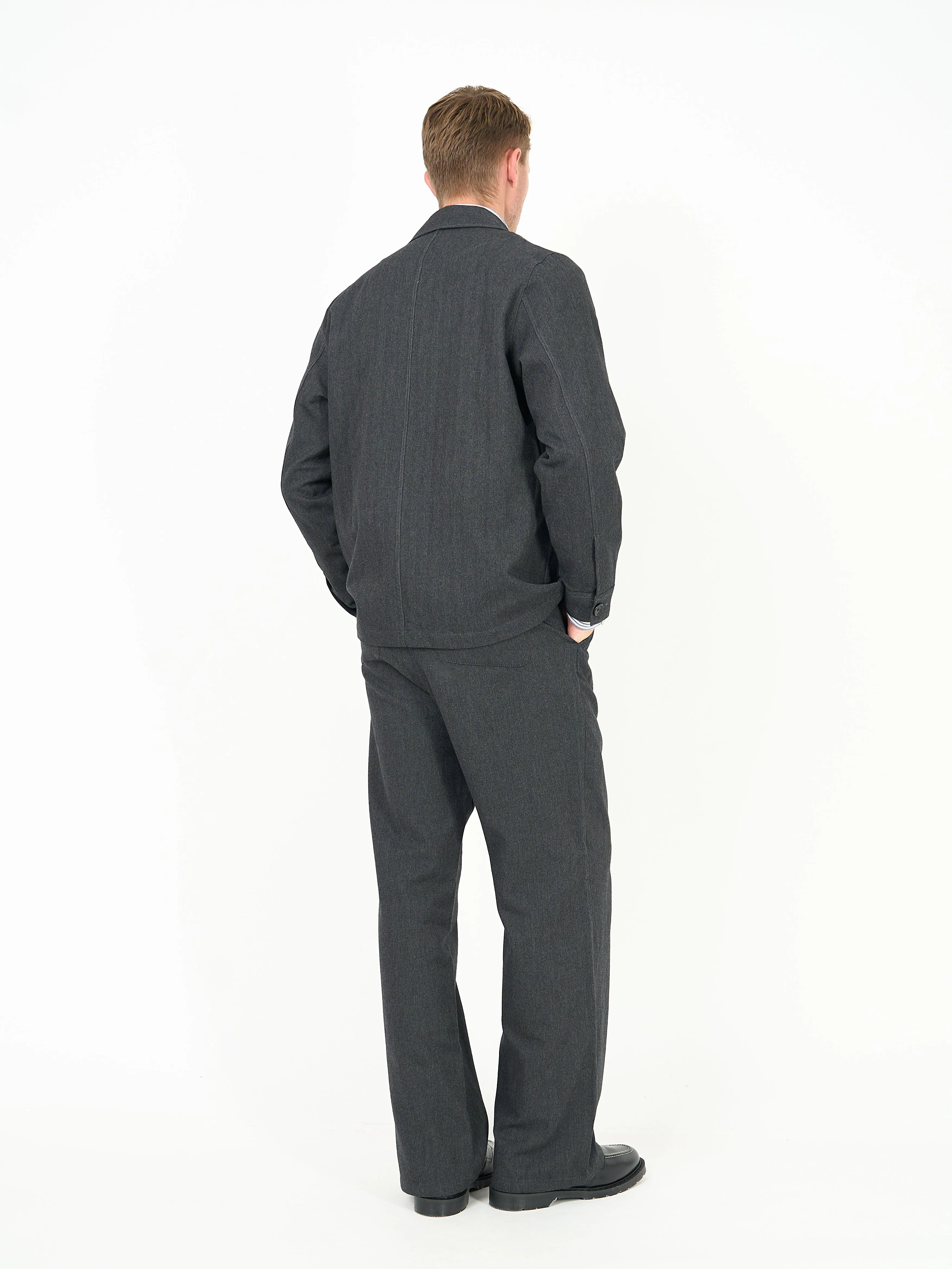 Bradwell Jacket Stockbridge Charcoal sold by Oliver Spencer product image thumbnail 2