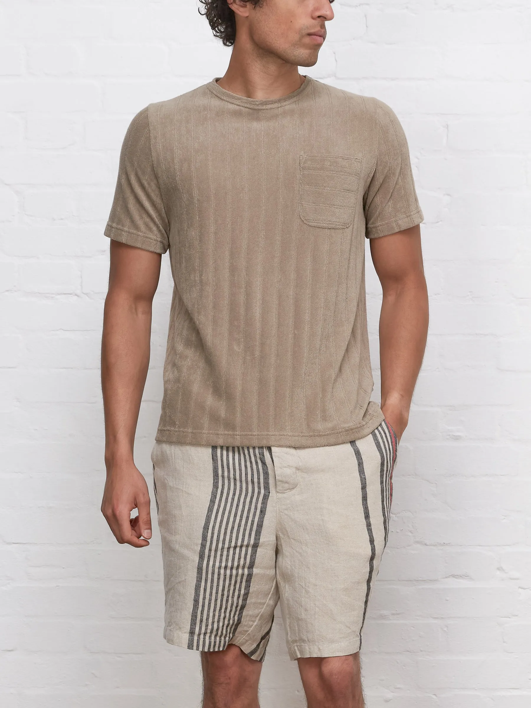 Oli's T-Shirt Haywood Mushroom Grey sold by Oliver Spencer