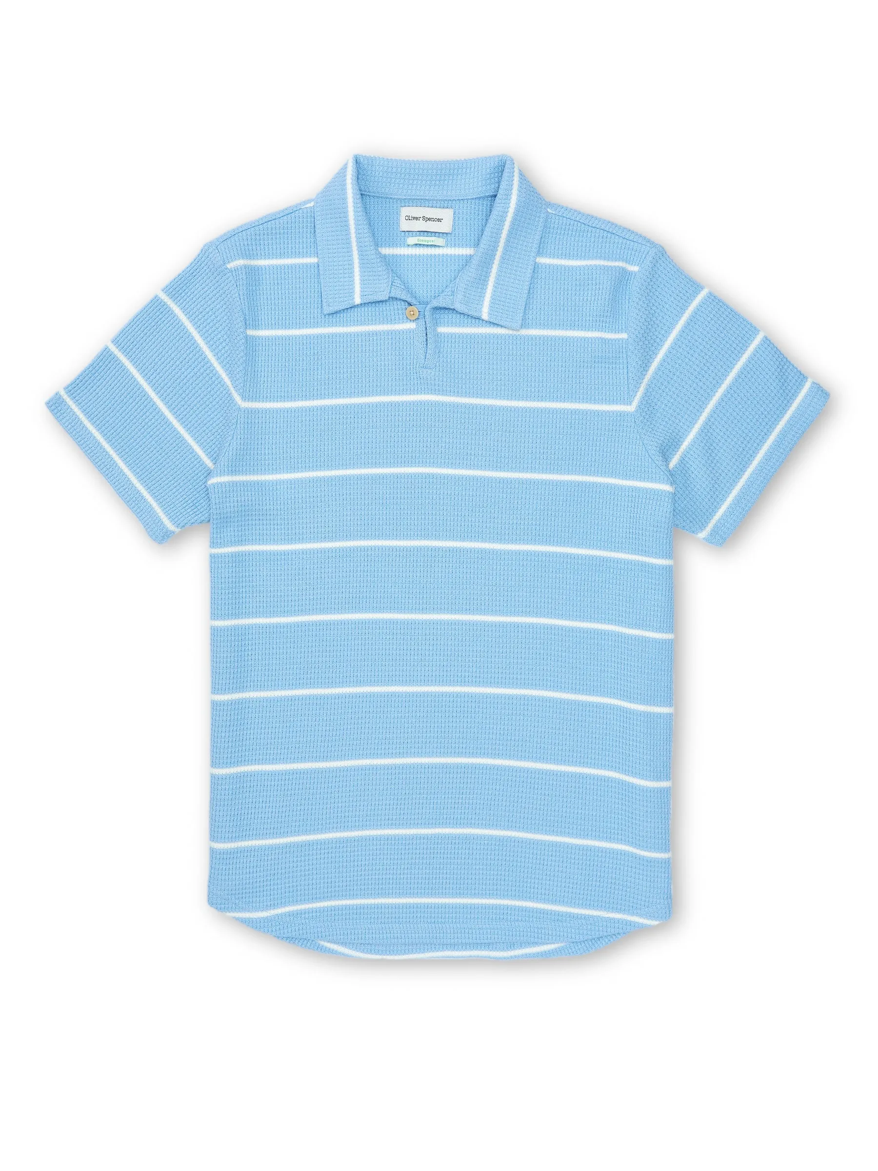 Hawthorn Polo Shirt Gilmore Sky Blue sold by Oliver Spencer