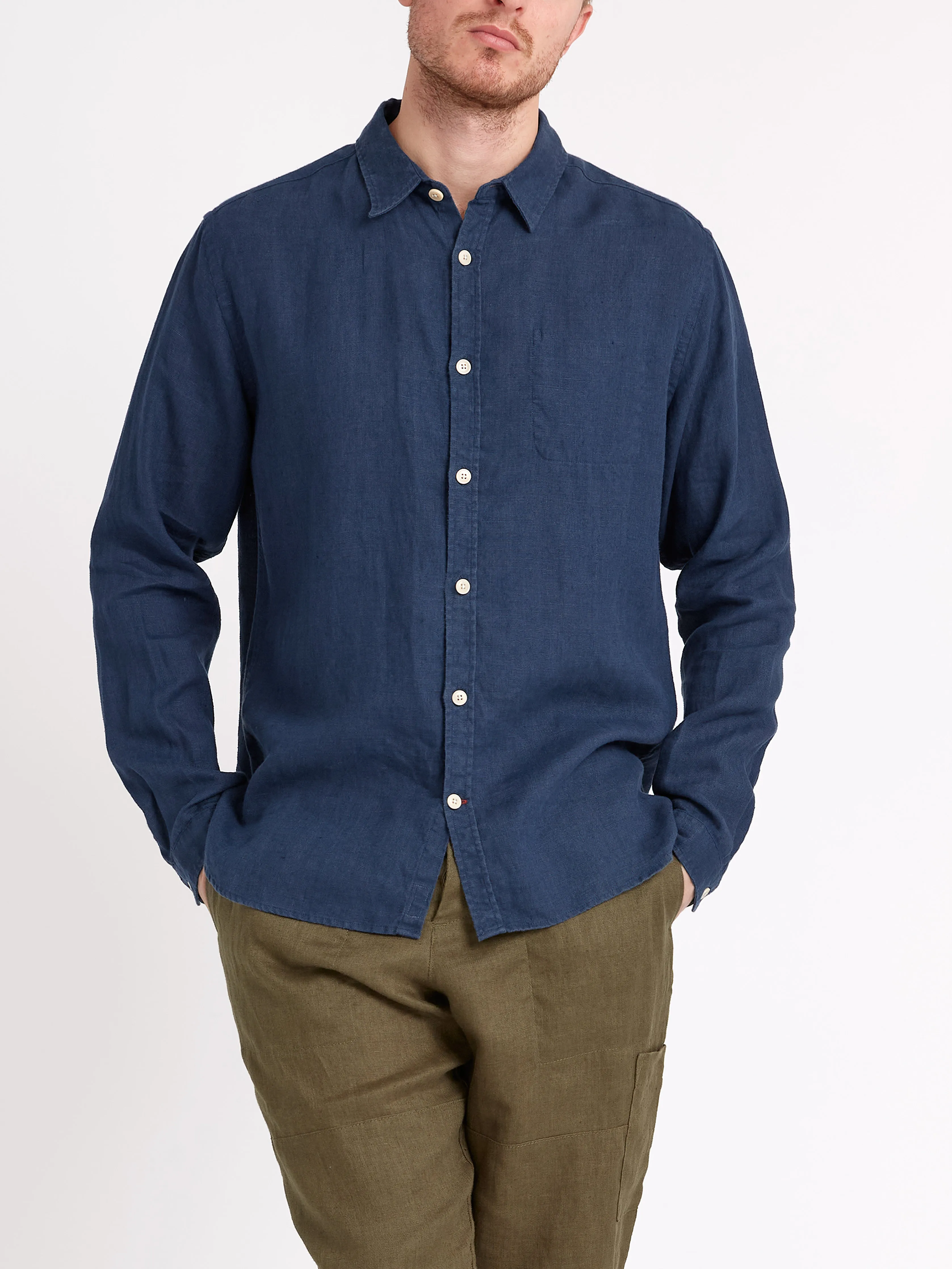 New York Special Shirt Coney Navy sold by Oliver Spencer product image thumbnail 5