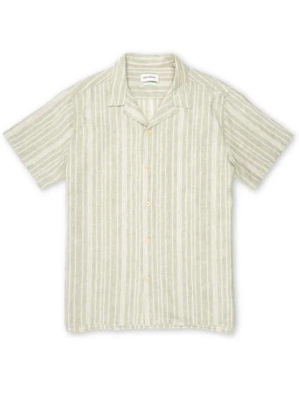 Havana Short Sleeve Shirt Dumont Green sold by Oliver Spencer