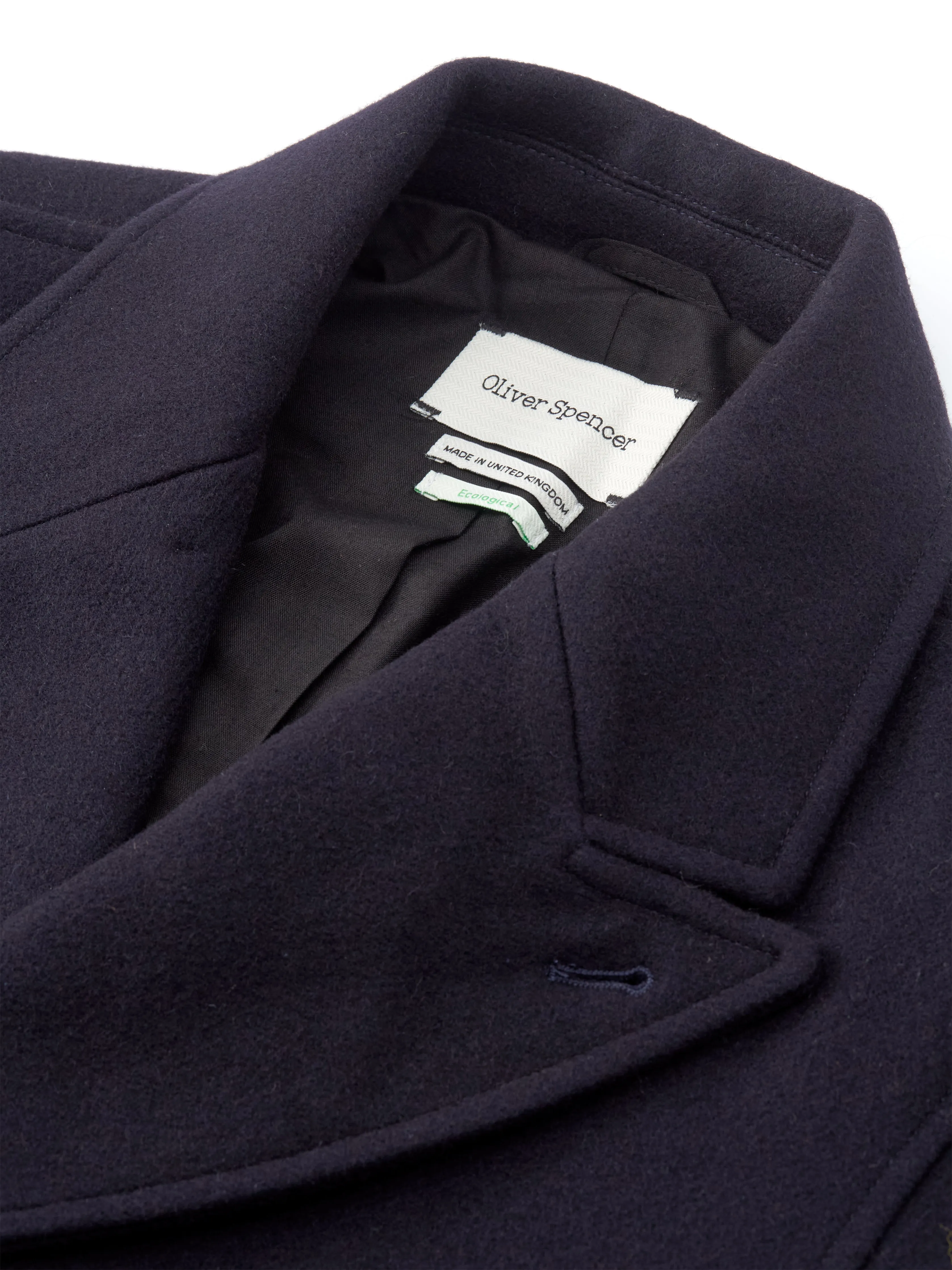 Albion Coat Mosedale Navy sold by Oliver Spencer product image thumbnail 5