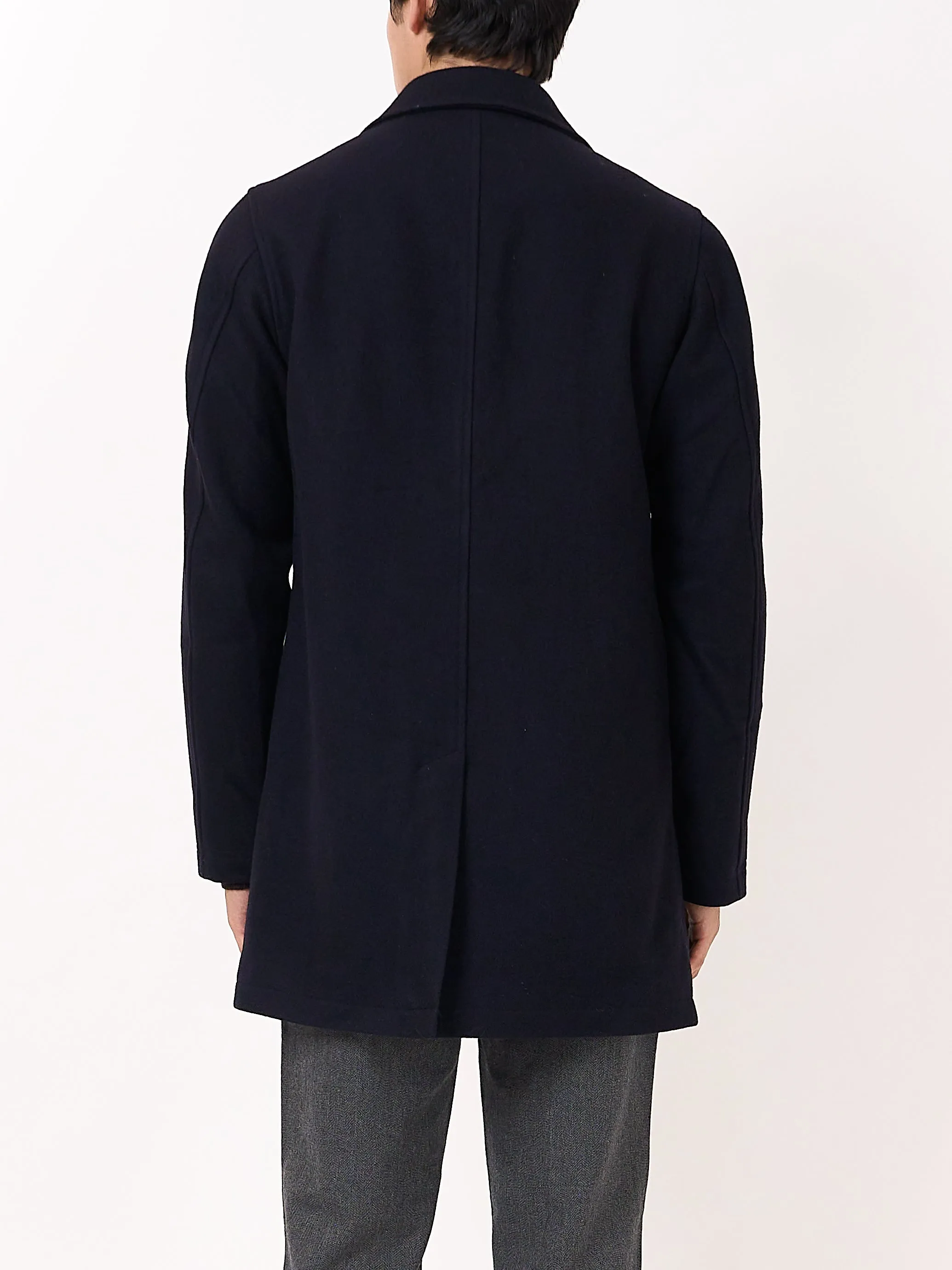 Albion Coat Mosedale Navy sold by Oliver Spencer product image thumbnail 3