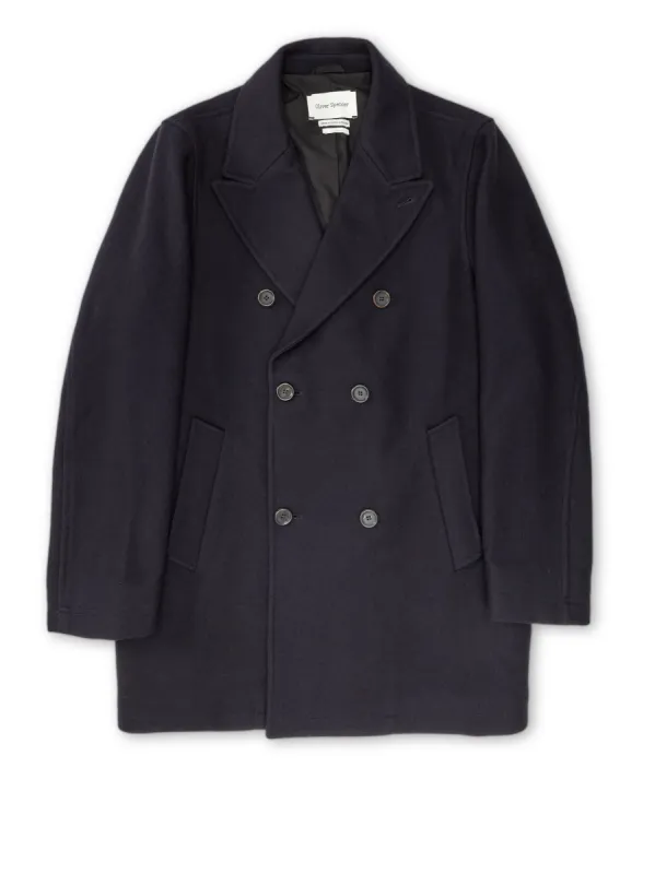 Albion Coat Mosedale Navy made by Oliver Spencer