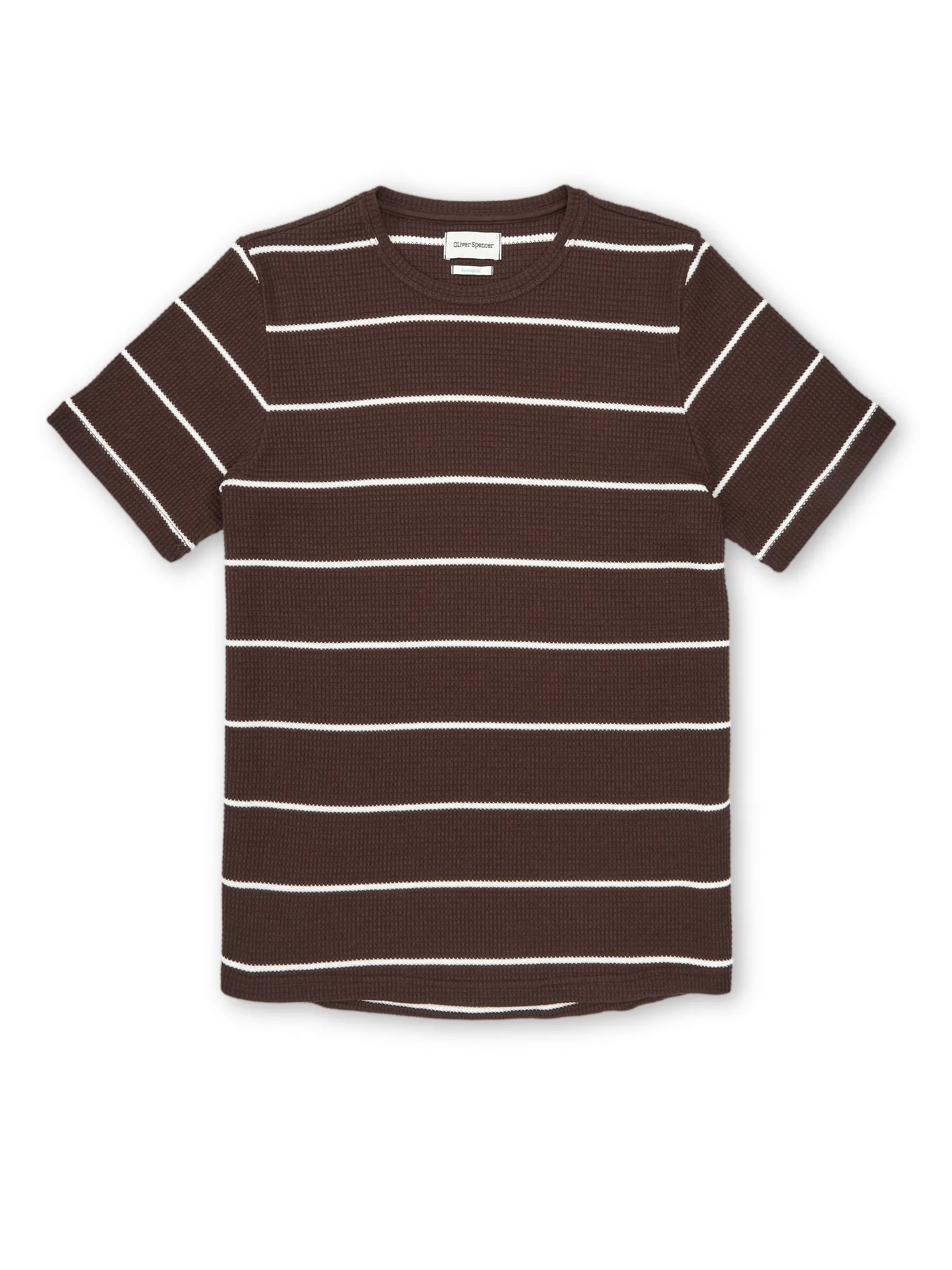 Conduit T-Shirt Gilmore Chocolate Brown sold by Oliver Spencer