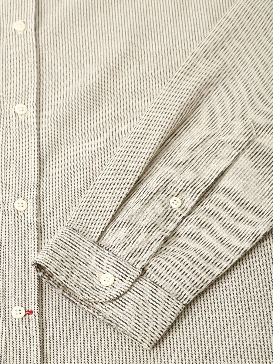 Clerkenwell Tab Shirt Floyd Navy sold by Oliver Spencer product image thumbnail 4