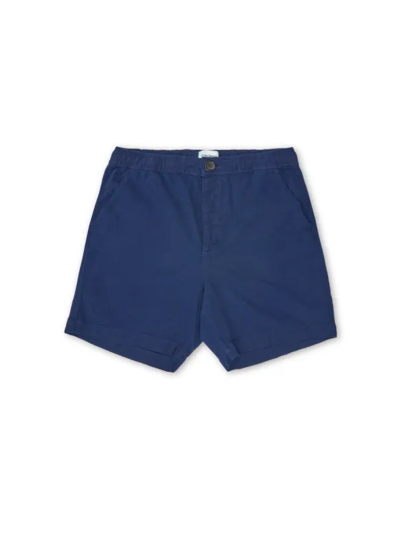 Osborne Drawstring Shorts Kildale Indigo Rinse sold by Oliver Spencer