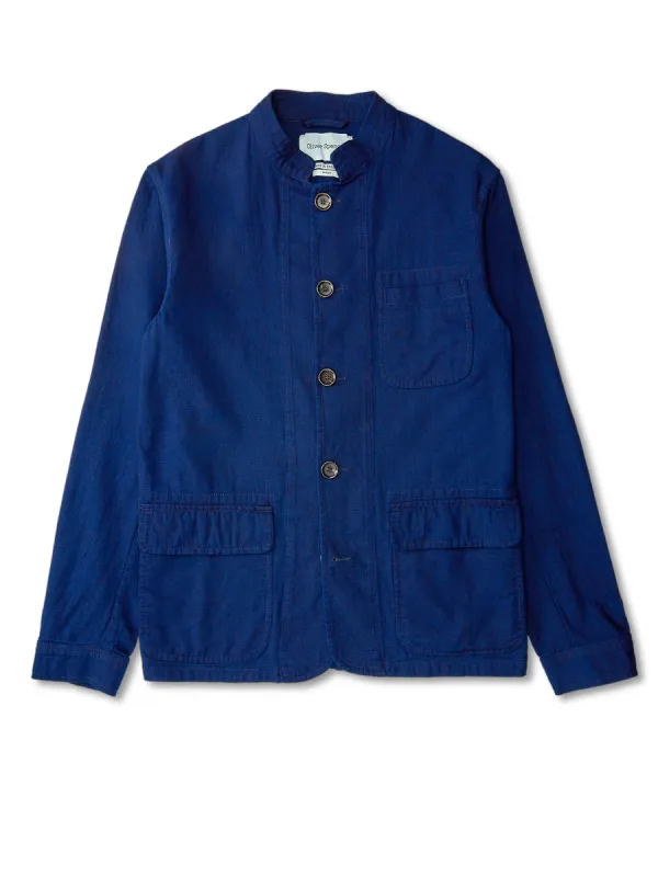 Coram Jacket Kildale Indigo Rinse sold by Oliver Spencer