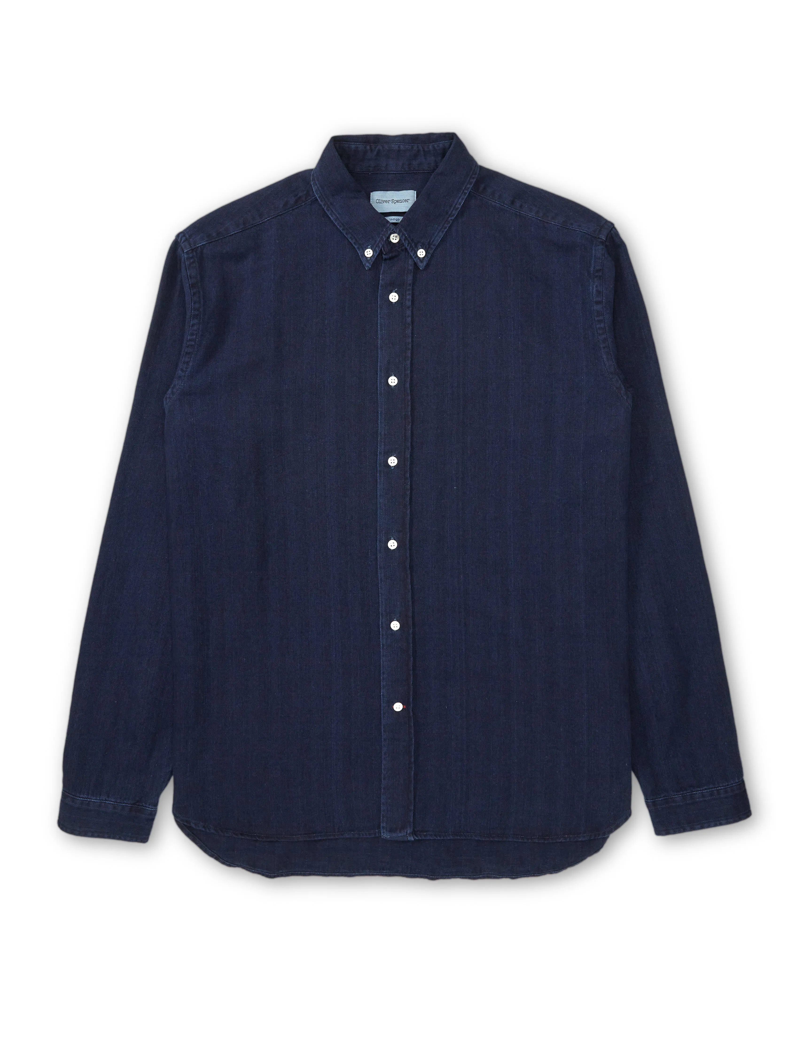 Brook Shirt Faye Indigo Blue sold by Oliver Spencer