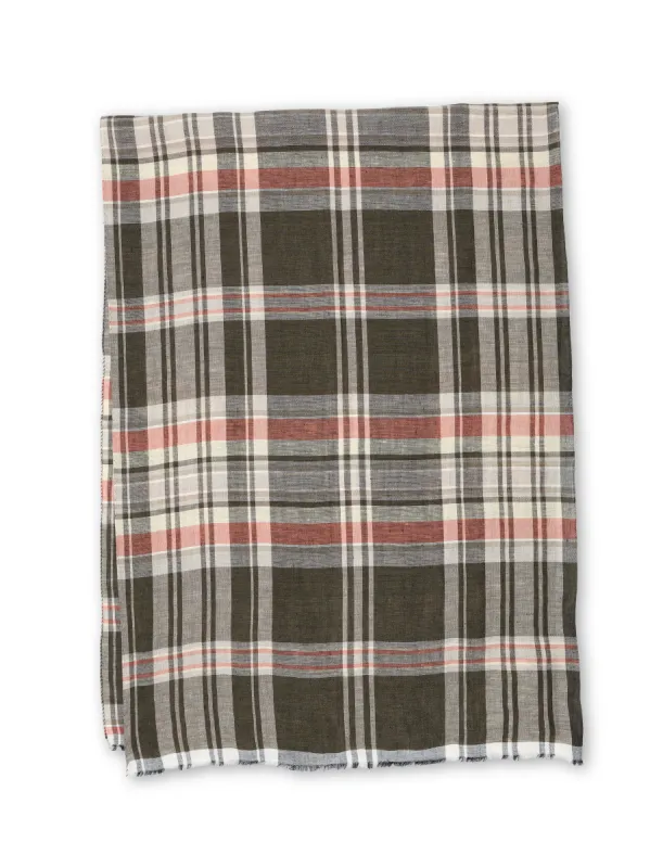 Travers Scarf Northfield Black sold by Oliver Spencer