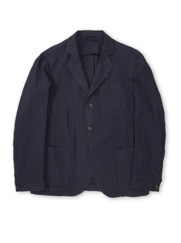 Solms Jacket Sampson Navy sold by Oliver Spencer
