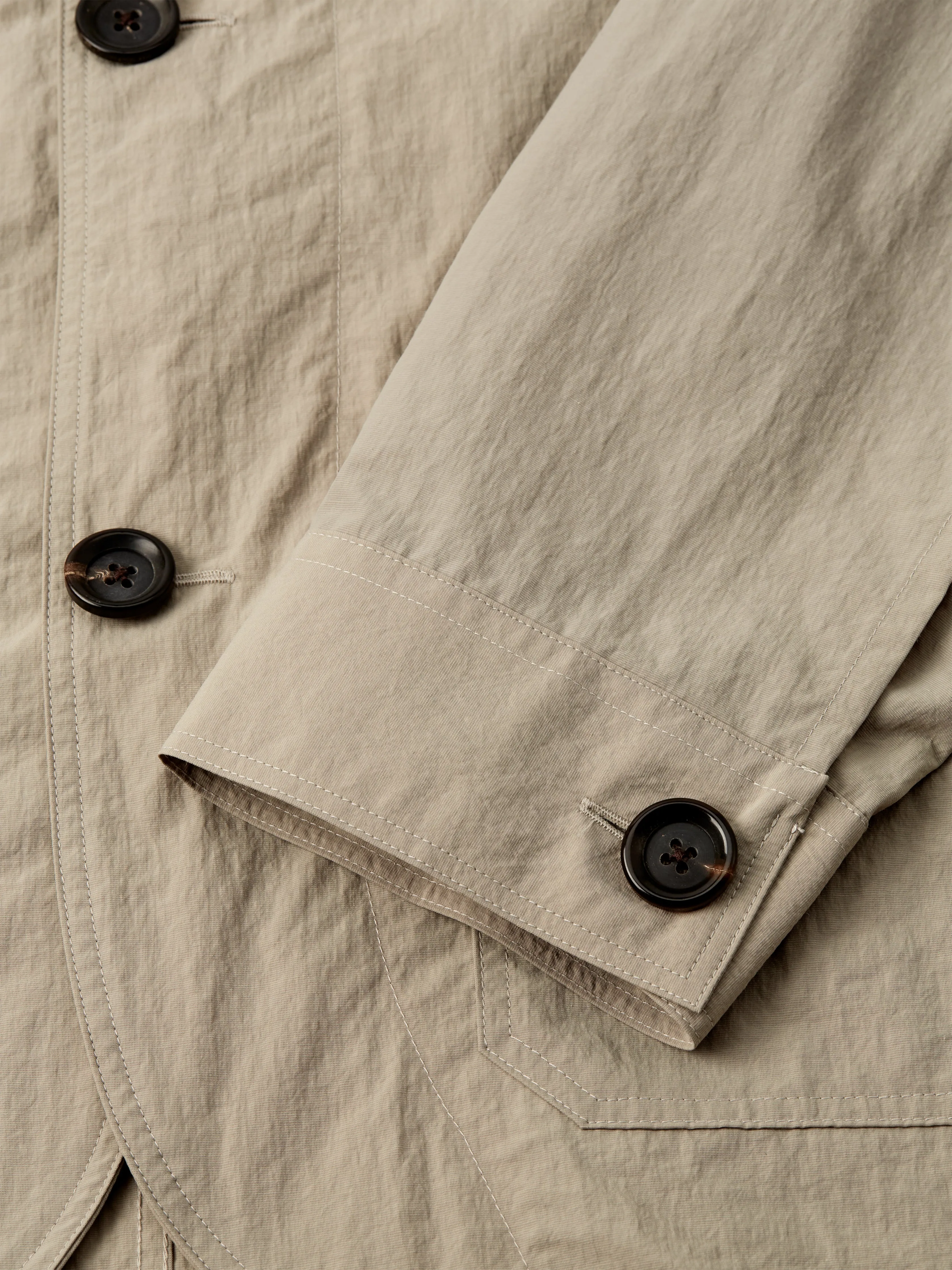 Hythe Jacket Penpol Stone sold by Oliver Spencer product image thumbnail 4