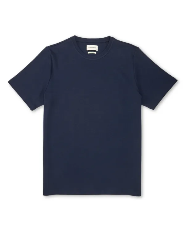 Heavy T-Shirt Tavistock Navy sold by Oliver Spencer