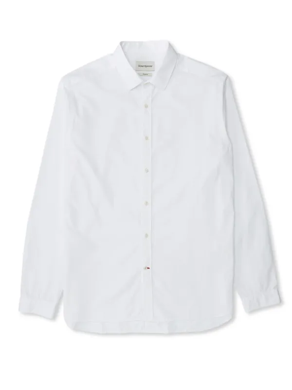 Conduit Classic Shirt Abbott White sold by Oliver Spencer