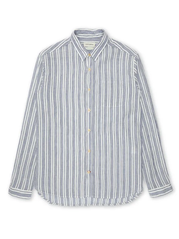 New York Special Shirt Elmore Blue sold by Oliver Spencer