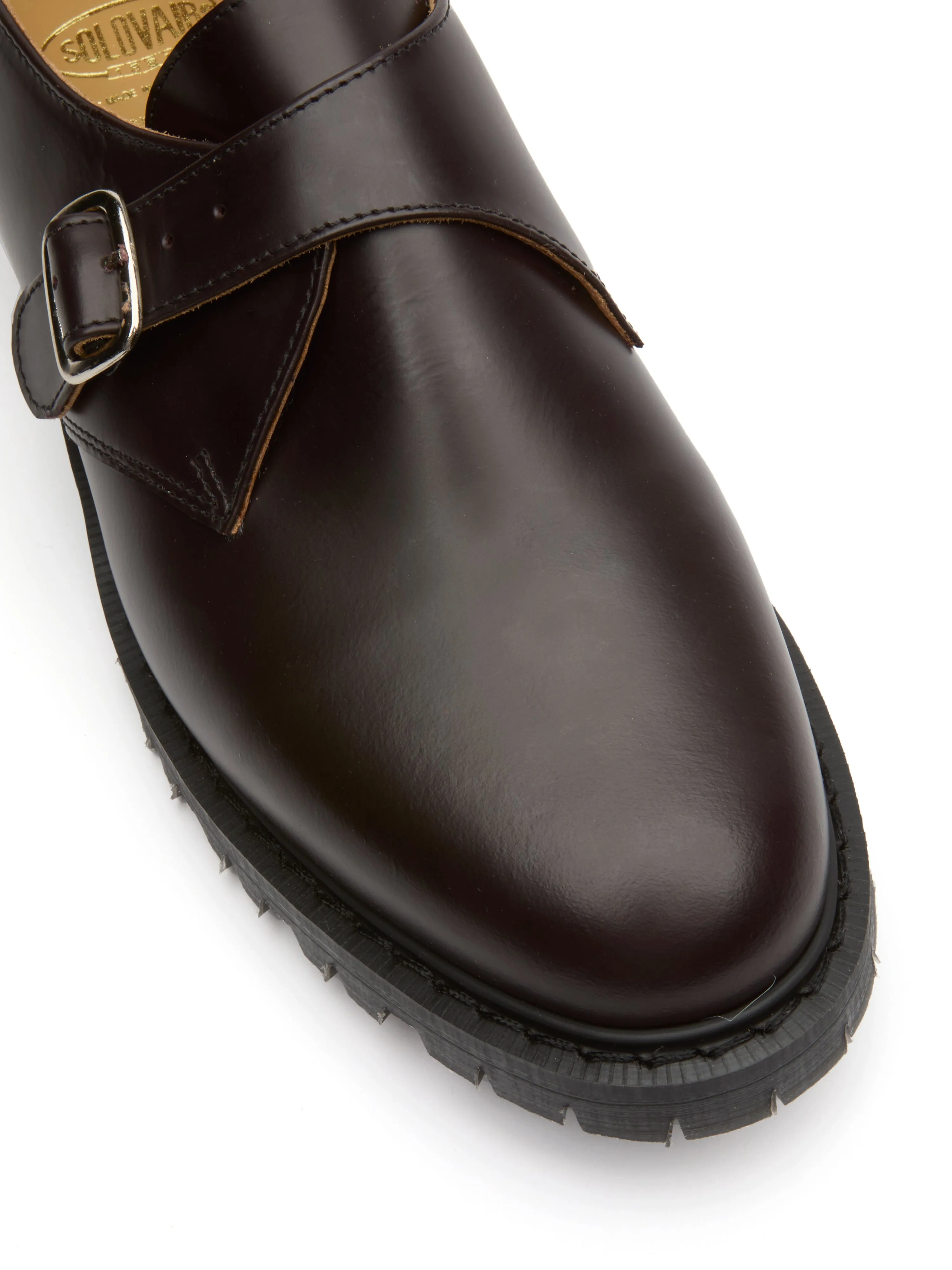 Solovair x Oliver Spencer Monk Strap Shoe Ox Blood sold by Oliver Spencer product image thumbnail 3