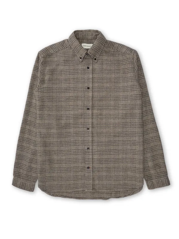 Brook Shirt Woodley Grey sold by Oliver Spencer