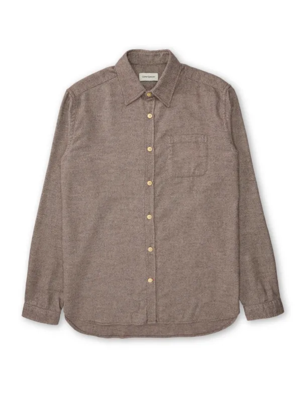 New York Special Shirt Gallagher Sand sold by Oliver Spencer