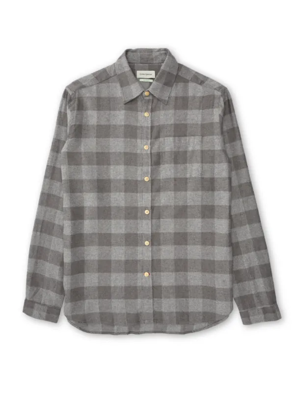 New York Special Shirt Malley Grey sold by Oliver Spencer