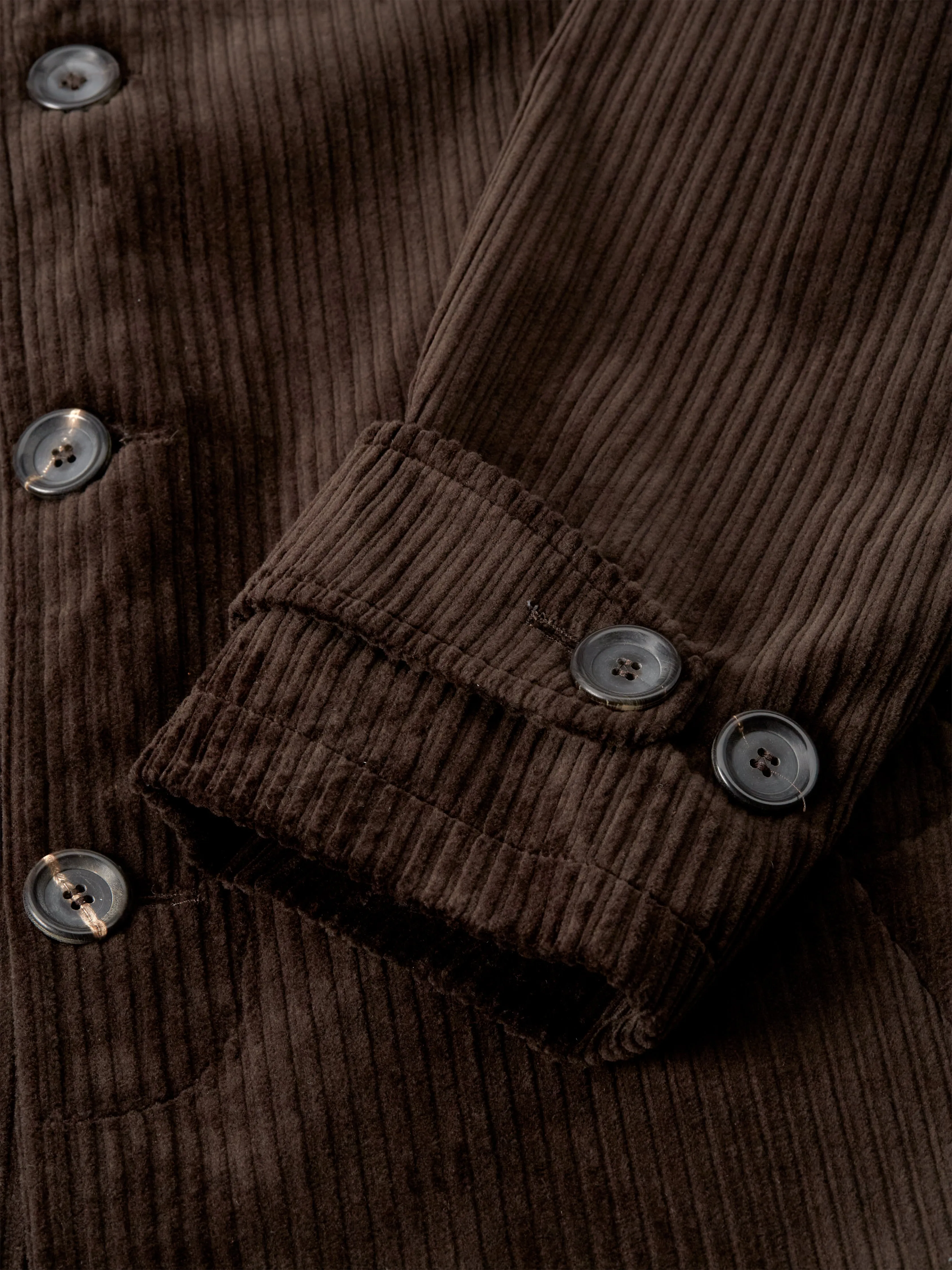 Grandpa Coat Deakin Cord Brown sold by Oliver Spencer product image thumbnail 4